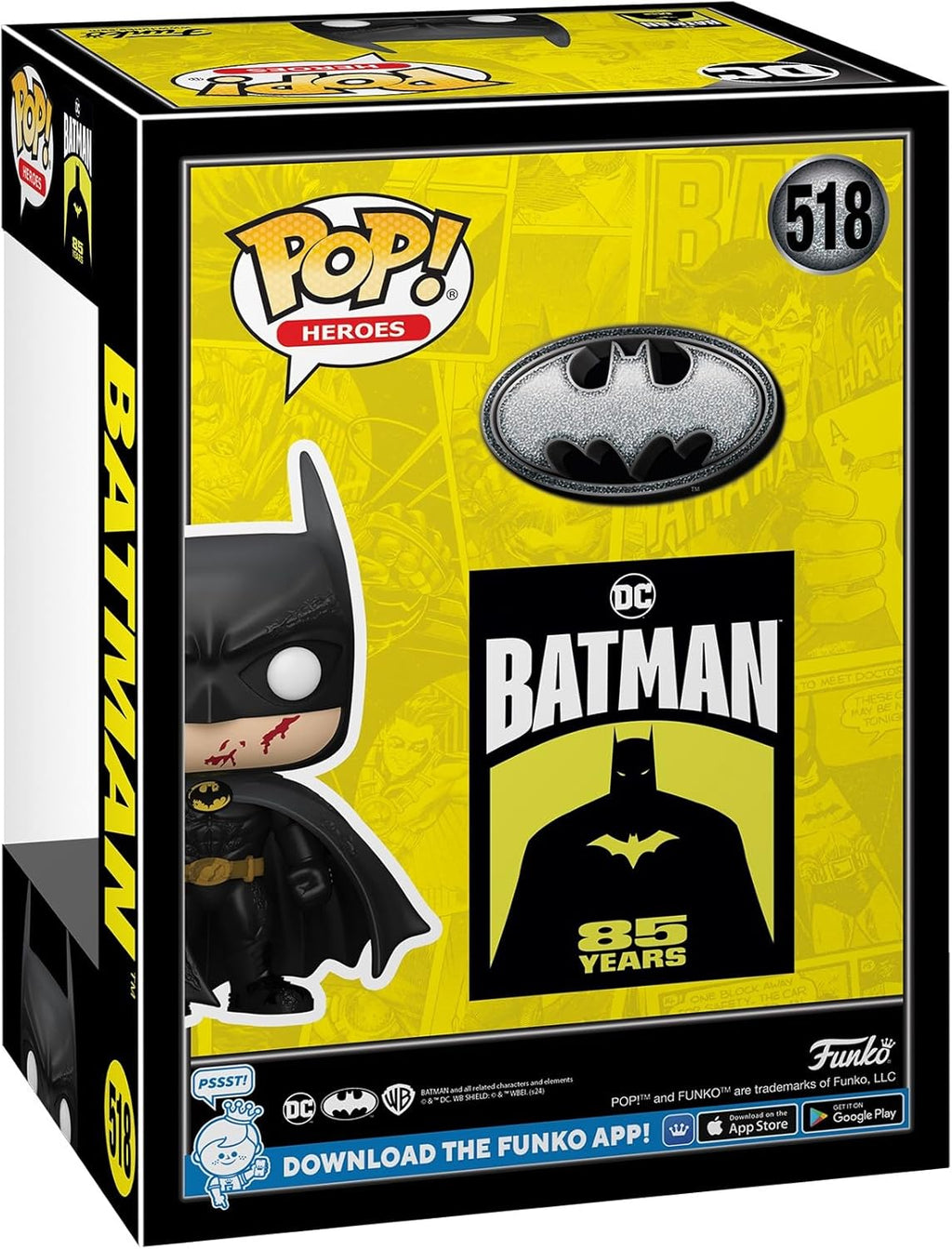 Funko Pop! Movies: BM 85th - Batman - Figura de Vinilo Coleccionable - Idea de Regalo - Mercancia Oficial - Juguetes para Niños y Adultos - Movies Fans - Muñeco para Coleccionistas y Exposición