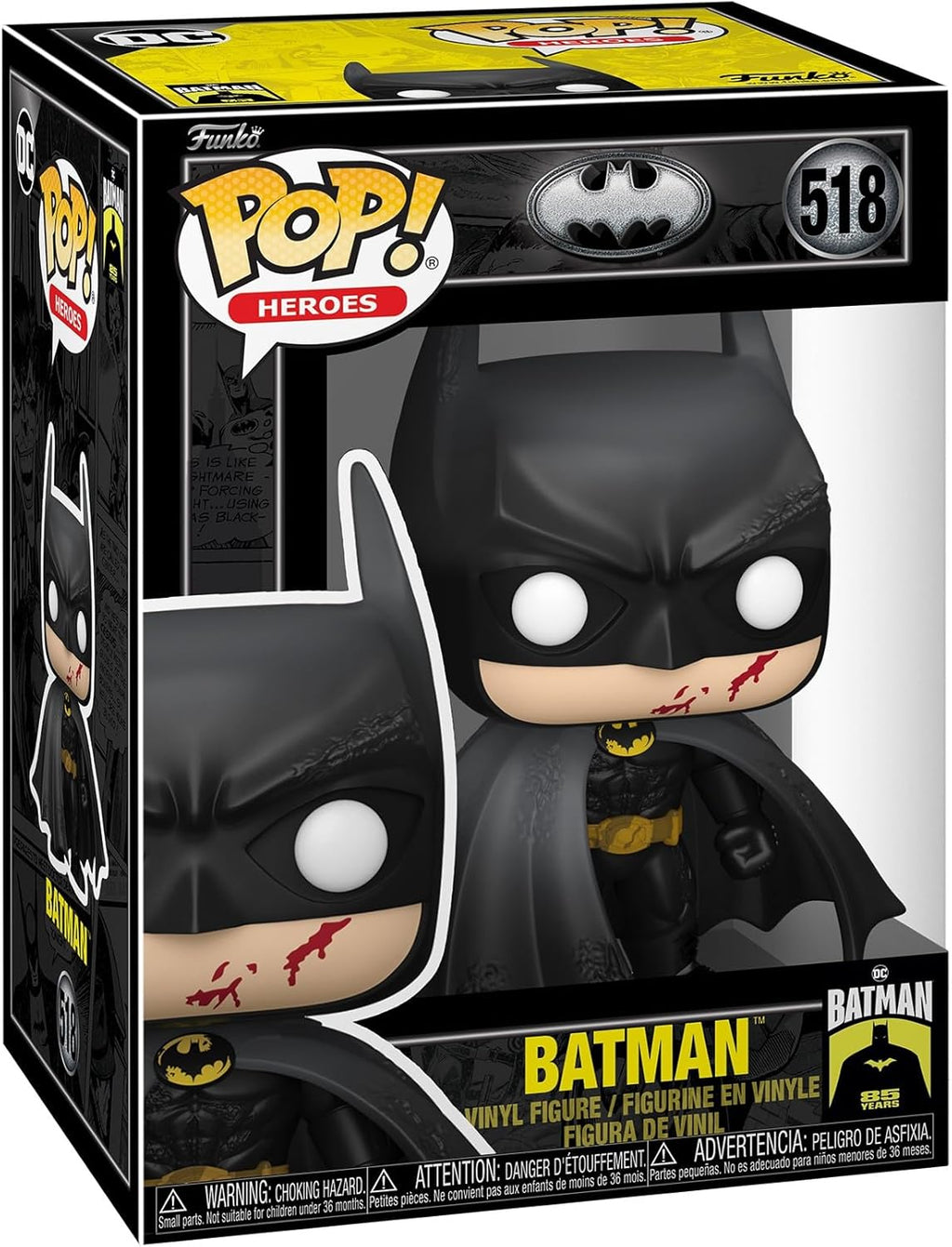 Funko Pop! Movies: BM 85th - Batman - Figura de Vinilo Coleccionable - Idea de Regalo - Mercancia Oficial - Juguetes para Niños y Adultos - Movies Fans - Muñeco para Coleccionistas y Exposición