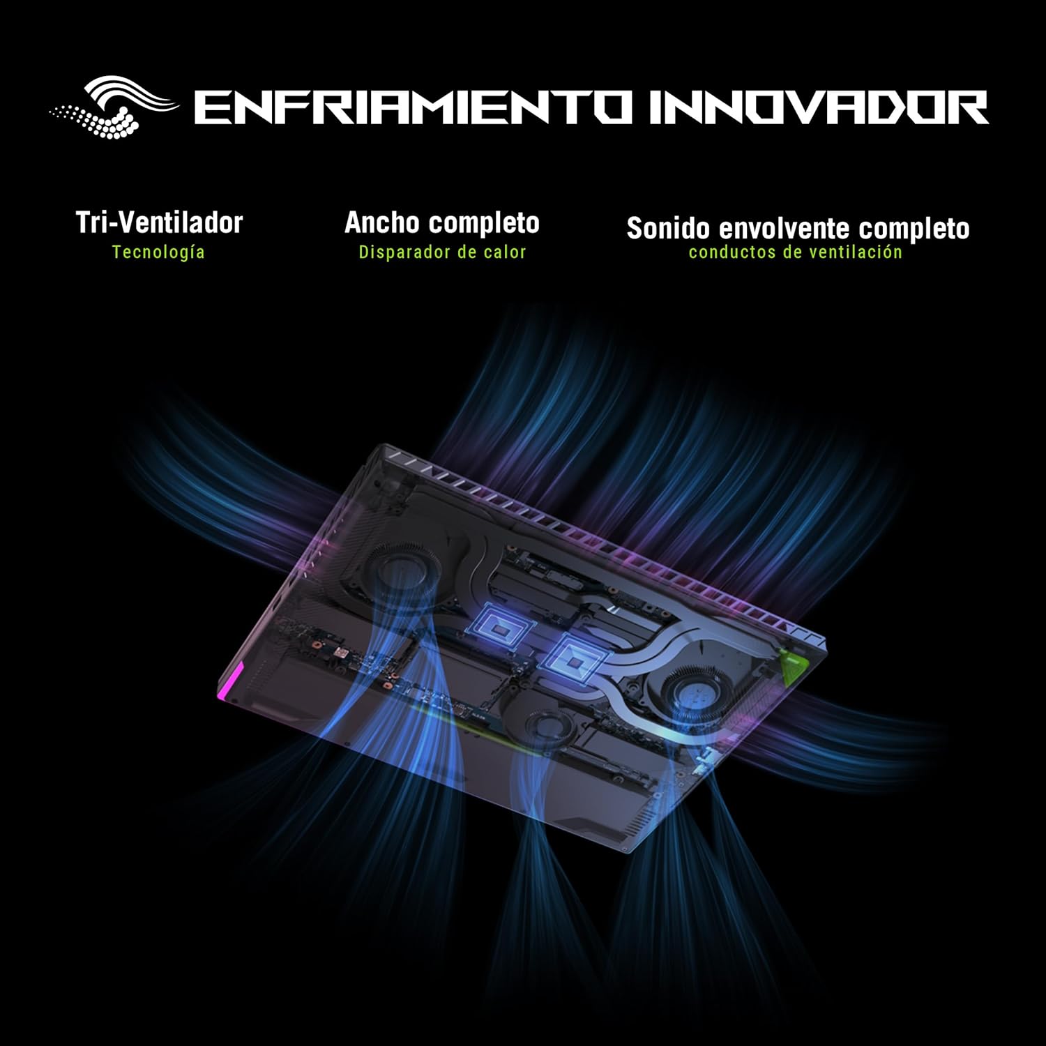 ASUS ROG Strix G16, 2025, NVIDIA GE Force RTX 5070/Ryzen 9 - 9955HX/16GB RAM/1 TB SSD/Teclado en español/Garantia con la Marca en Mexico - KICK SHOP