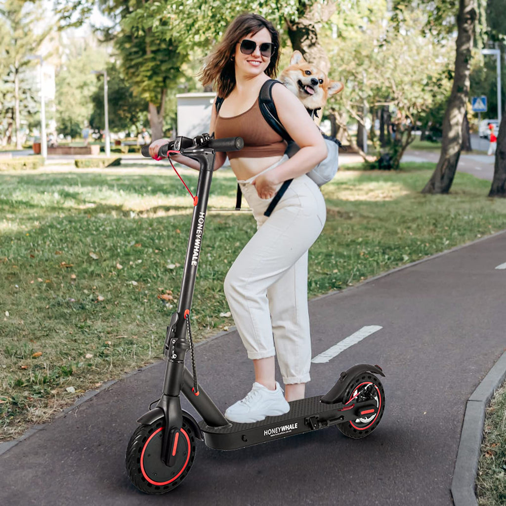 HONEYWHALE M2 Pro Scooter Eléctrico Plegable para Adultos, Motor de 500 W de Potencia Máxima, 22km con una Carga Completa, Velocidad Máxima 32km/h, Patin Eléctrico con App Control Bluetooth - KICK SHOP