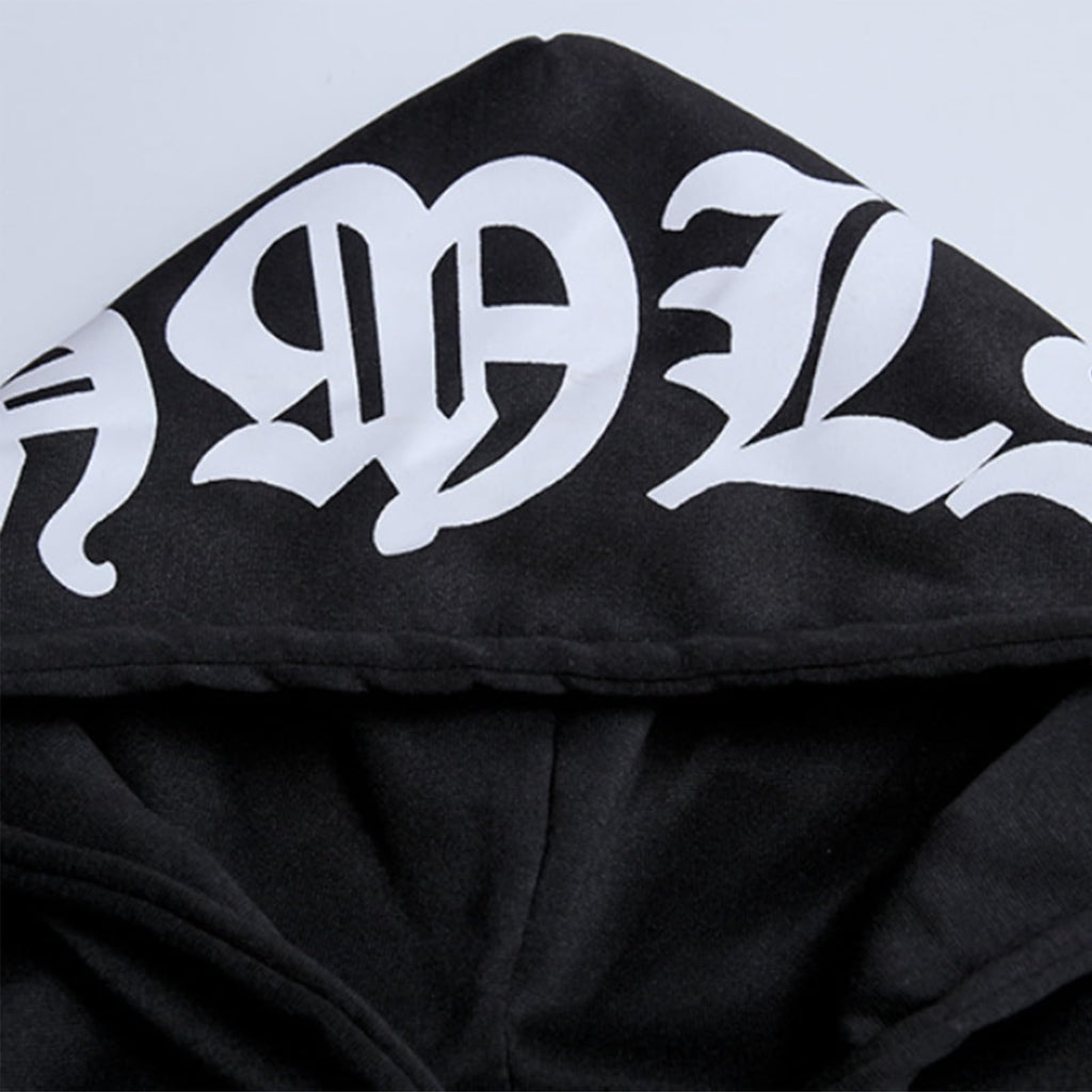 PUCHEN Sudadera Punk Suelta - Sudadera de Manga Larga con Cremallera - Exquisita Sudadera con Capucha Flexible y Holgada en Estilo Y2K, Regalo de cumpleaños para Hombres y Mujeres - KICK SHOP